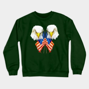 The Eagles and the Flag Crewneck Sweatshirt